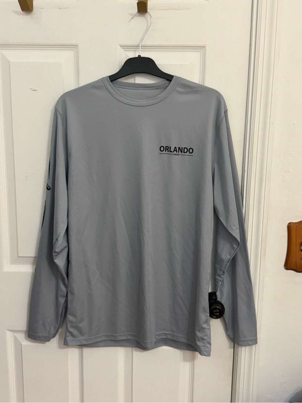 F.H. Davis LG Gray Orlando Long-Sleeve Performance Fishing Tee